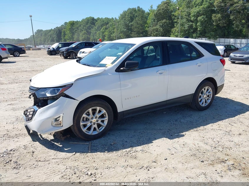 Vin: 2gnaxhev7k6100164, lot: 45783970, chevrolet equinox ls 20192