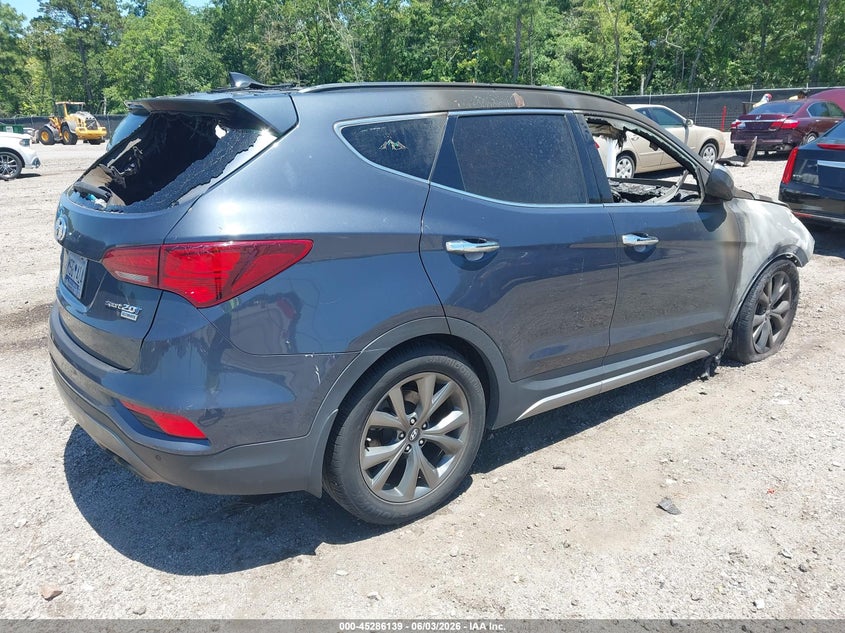 Vin: 5nmzw4la6hh048910, lot: 45783975, hyundai santa fe sport 2.0t ultimate 20174
