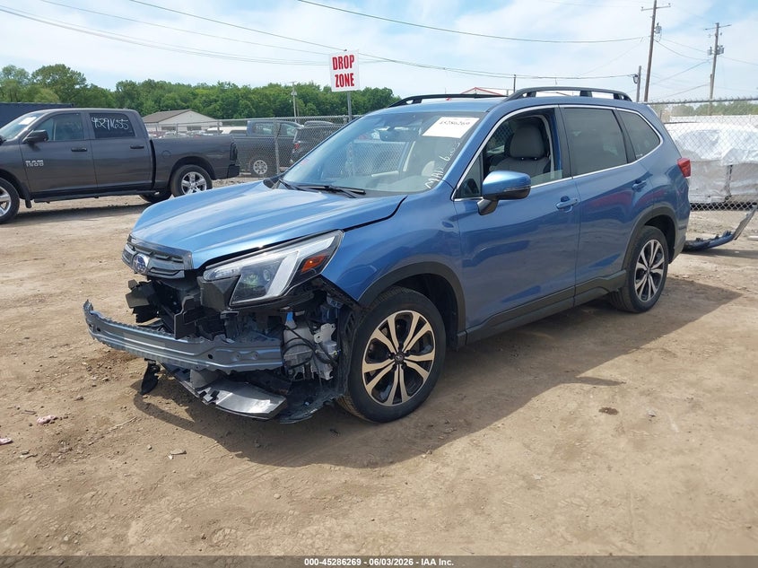 Vin: jf2skapc3nh412688, lot: 45784104, subaru forester limited 20222