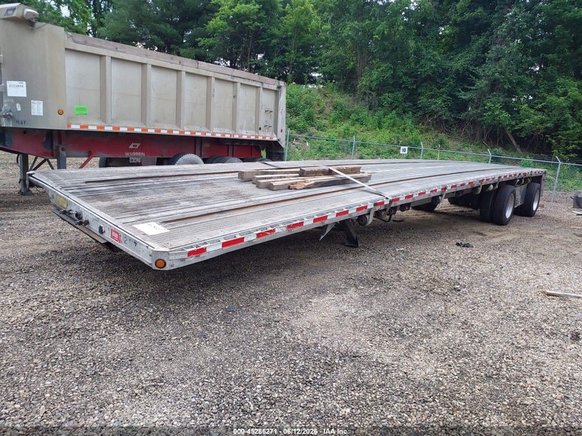 2007 REITNOUER FLATBED SEMI TRAILER auction photo 2