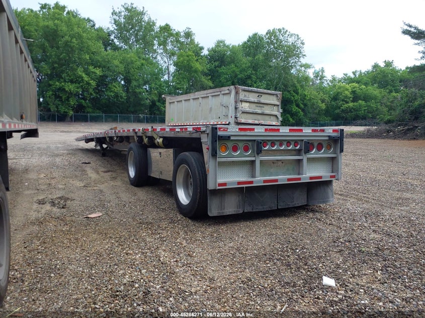 2007 REITNOUER FLATBED SEMI TRAILER auction photo 3