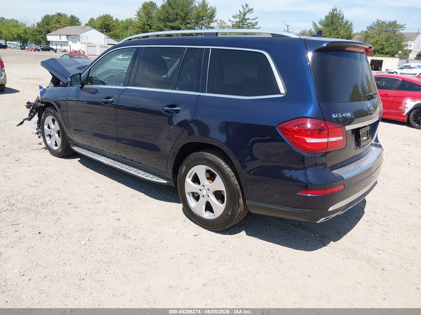 Vin: 4jgdf6ee6ha770647, lot: 45784110, mercedes-benz gls 450 4matic 20173