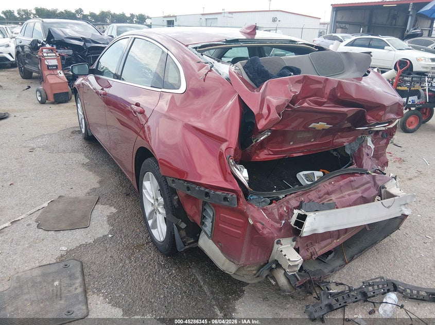 Vin: 1g1zd5st3jf107129, lot: 45784181, chevrolet malibu lt 20183