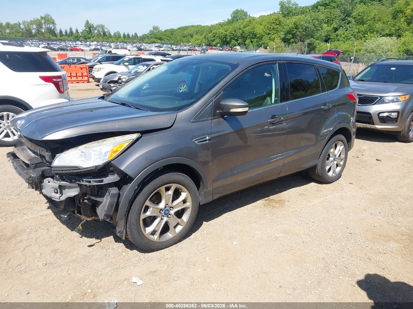 Vin: 1fmcu9h92duc94763, lot: 45784228, ford escape sel 20132