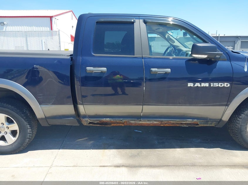 1C6RD7GP3CS267401 2012 Ram 1500 4.7 Ram Slt blue