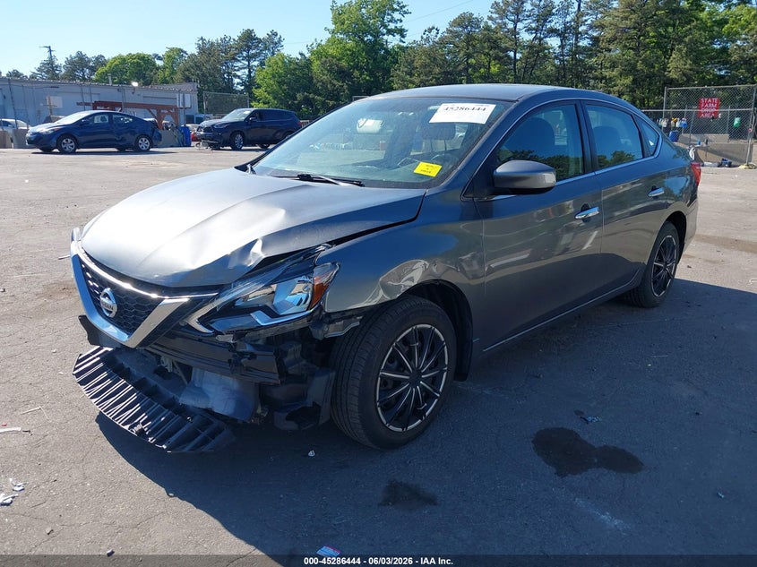 Vin: 3n1ab7ap6hy221903, lot: 45784280, nissan sentra s 20172