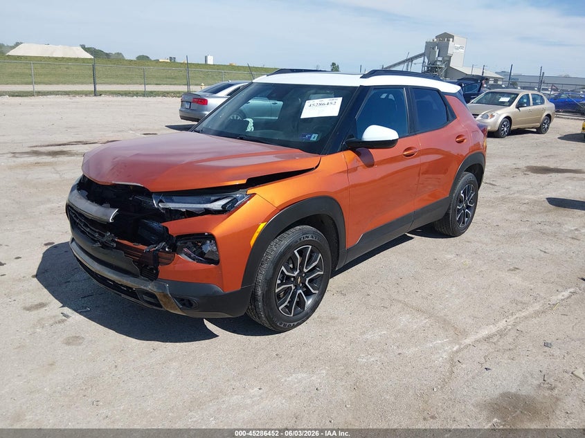 Vin: kl79mssl2pb131294, lot: 45784288, chevrolet trailblazer awd activ 20232