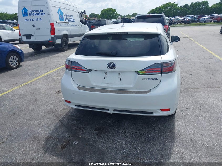 JTHKD5BH8C2050522 2012 Lexus Ct 1.8 Ct 200H Premium white