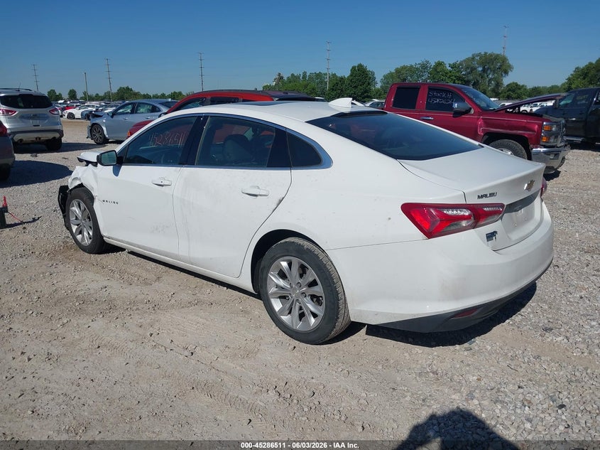 Vin: 1g1zd5st9nf127293, lot: 45784347, chevrolet malibu fwd lt 20223