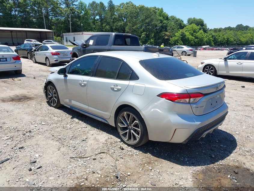 Vin: jtds4mcexn3506176, lot: 45784353, toyota corolla se 20223