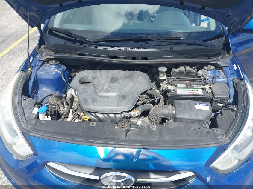 2017 Hyundai Accent Se VIN: KMHCT4AEXHU311540 Lot: 45286607