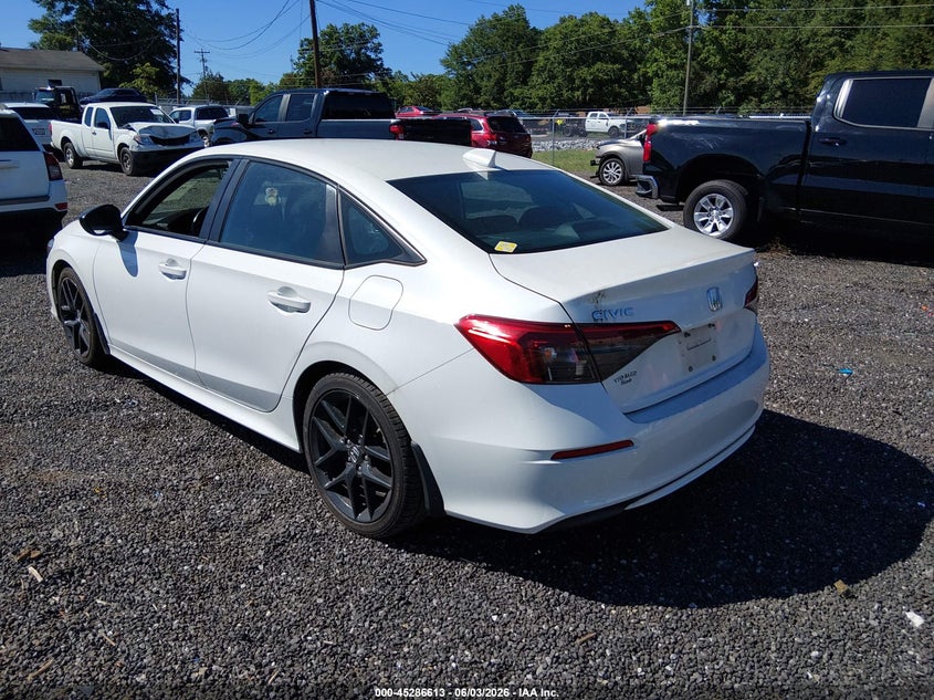 Vin: 2hgfe2f53nh514861, lot: 45784449, honda civic sport 20223
