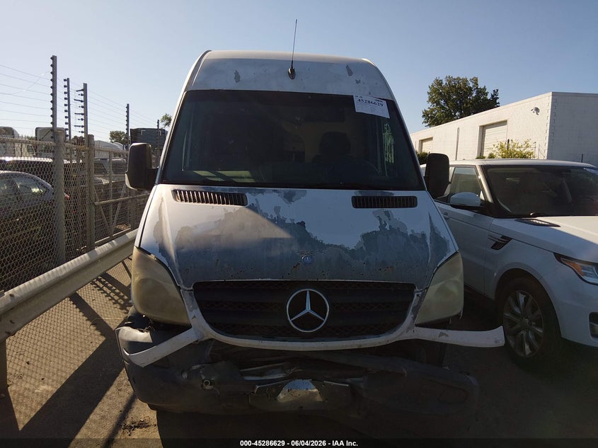 2013 Mercedes-benz Sprinter 3500 High Roof white Lot 111045286629 Vin WD3PF1CC0D5779010