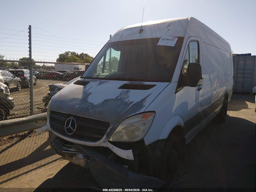 2013 Mercedes-benz Sprinter 3500 High Roof white Lot 111045286629 Vin WD3PF1CC0D5779010