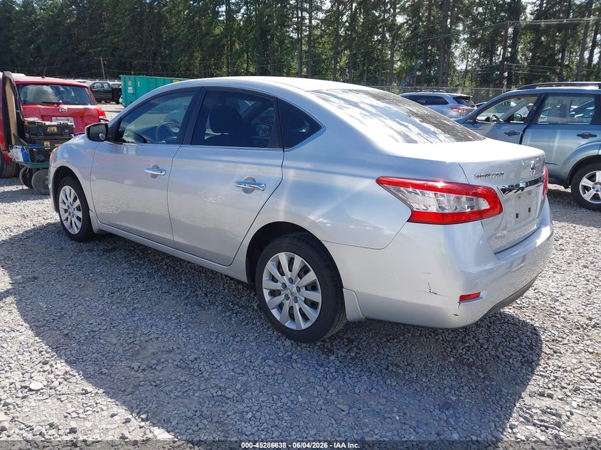 Vin: 3n1ab7ap8fy330151, lot: 45784474, nissan sentra s 20153