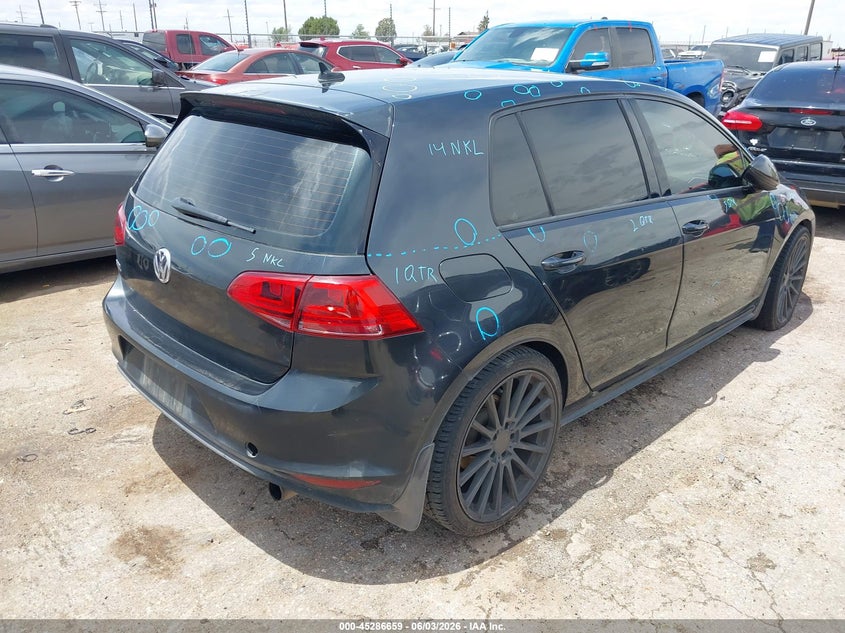 Vin: 3vw5t7au8hm049475, lot: 45784495, volkswagen golf gti autobahn 4-door/s 4-door/se 4-door/sport 4-door 20174