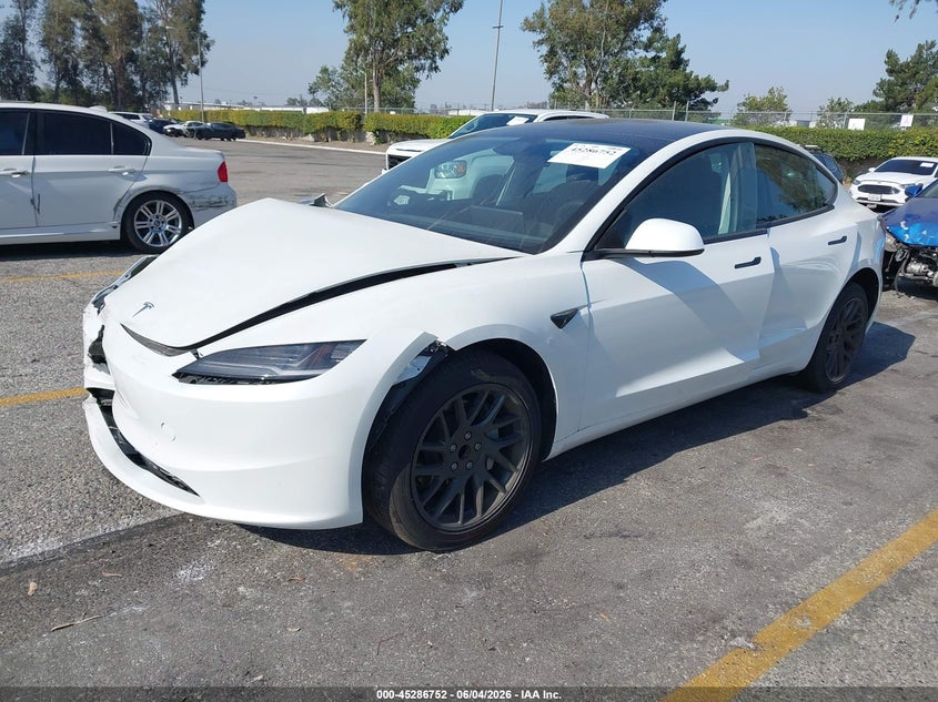 Vin: 5yj3e1ea9sf043164, lot: 45784588, tesla model 3 long range rear-wheel drive/standard rear-wheel drive 20252