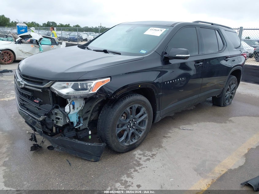 Vin: 1gnerjkw4lj279493, lot: 45784714, chevrolet traverse fwd rs 20202