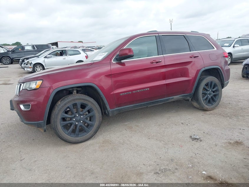 Vin: 1c4rjeag0jc311909, lot: 45784729, jeep grand cherokee laredo e 4x2 20182