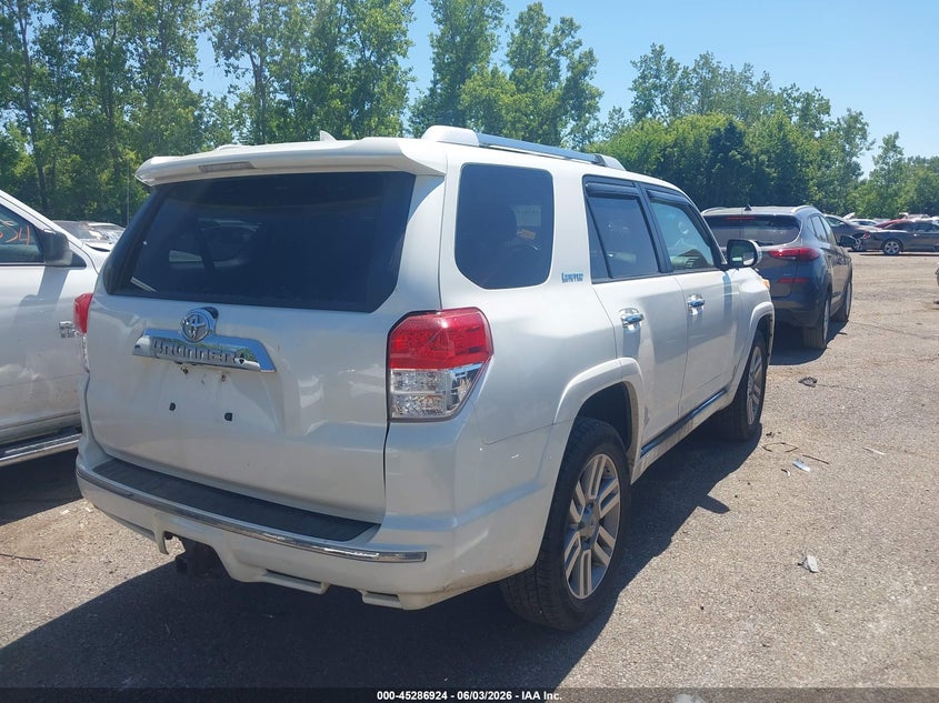 Vin: jtebu5jr9a5017709, lot: 45784760, toyota 4runner limited v6 20104