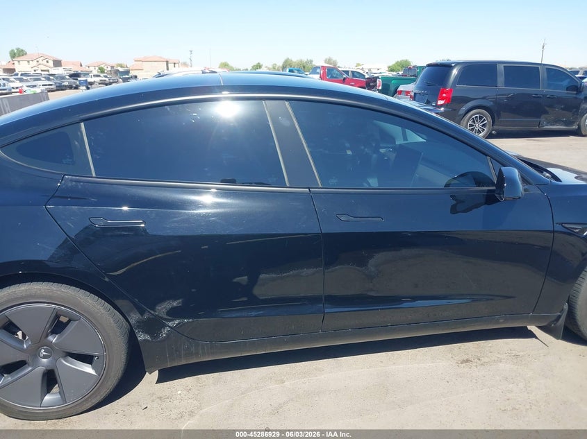 2022 Tesla Model 3 Rear-Wheel Drive VIN: 5YJ3E1EA9NF373097 Lot: 45286929