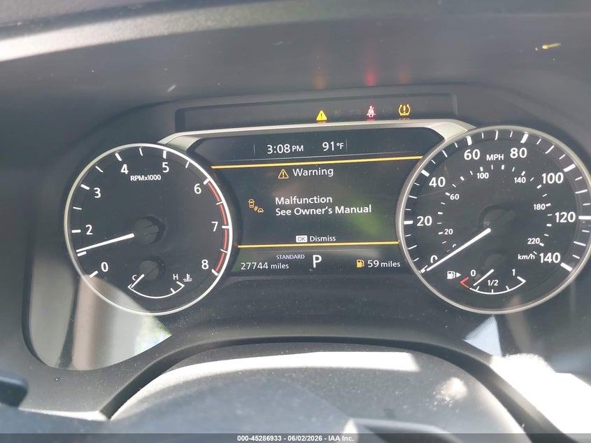 2025 NISSAN ROGUE 1.5L I-3 DI, DOHC, V(VIN: 5N1BT3BA2SC811979