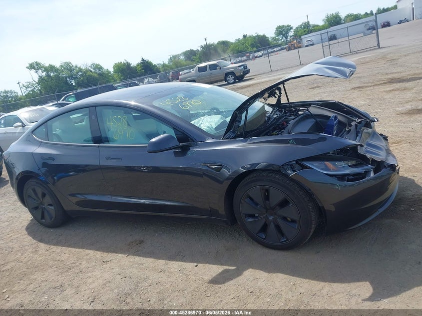 2026 Tesla Model 3 Premium All-Wheel Drive VIN: 5YJ3E1EB3TF131640 Lot: 45286970