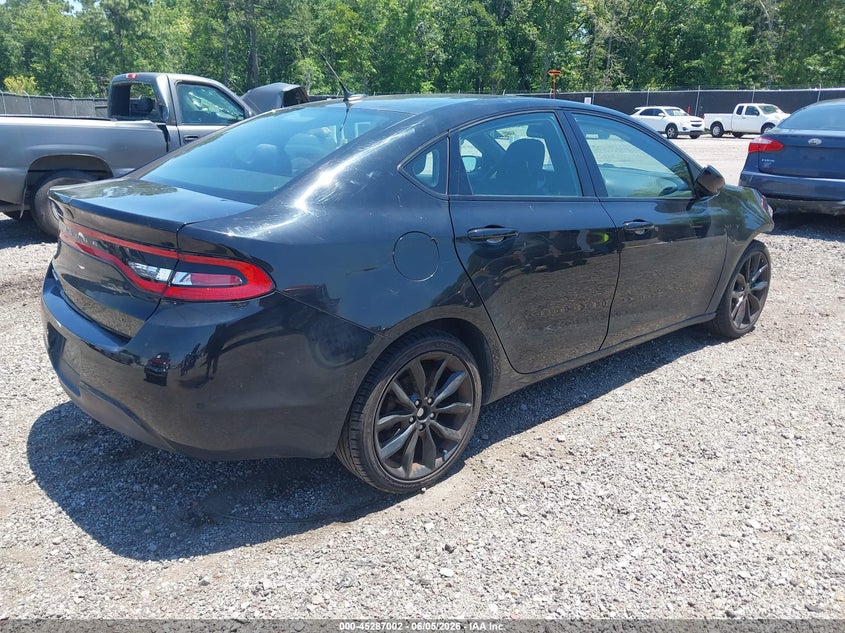 Vin: 1c3cdffa8gd791275, lot: 45784838, dodge dart sxt sport blacktop 20164
