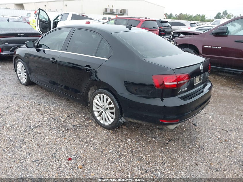 Vin: 3vwl07aj7gm390094, lot: 45784881, volkswagen jetta 1.8t sel 20163