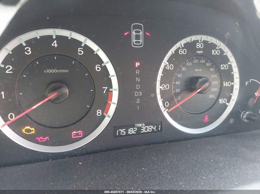 2009 Honda Accord 2.4 Ex-L VIN: 1HGCP26819A201125 Lot: 45287071
