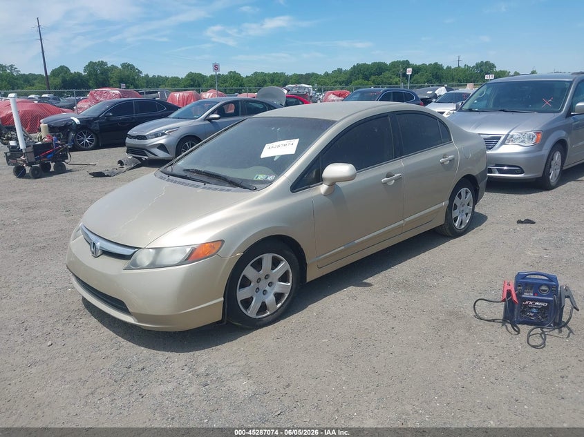 2007 Honda Civic Lx 1HGFA16527L138097 photo 1