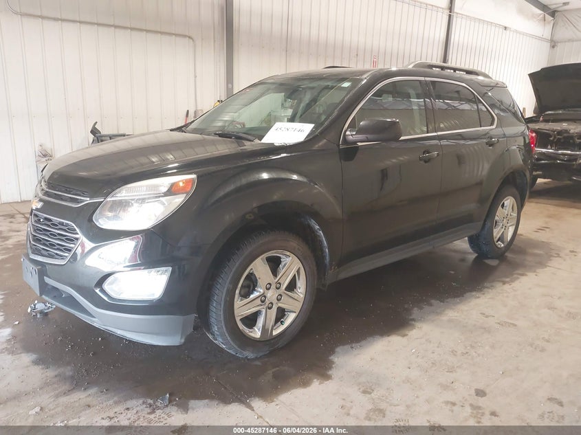 Vin: 2gnflfekxg6153802, lot: 45784982, chevrolet equinox lt 20162