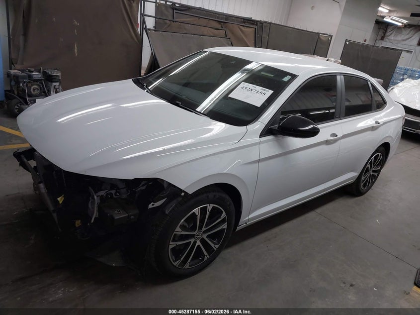 Vin: 3vwbx7bu4sm096130, lot: 45784991, volkswagen jetta 1.5t sport 20252