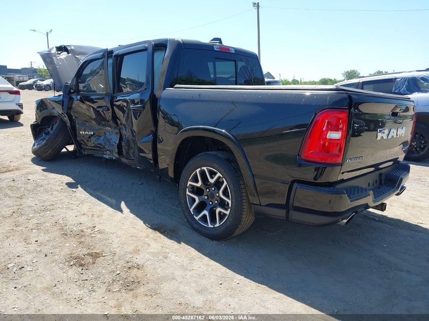 Vin: 1c6srfjp2tn191593, lot: 45784998, ram 1500 laramie  4x4 5'7 box 20263