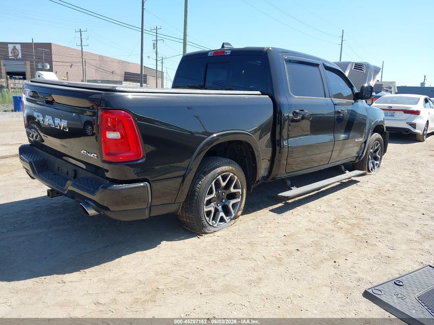 Vin: 1c6srfjp2tn191593, lot: 45784998, ram 1500 laramie  4x4 5'7 box 20264