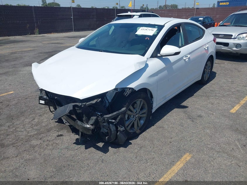 Vin: 5npd84lf2jh341891, lot: 45785032, hyundai elantra sel 20182