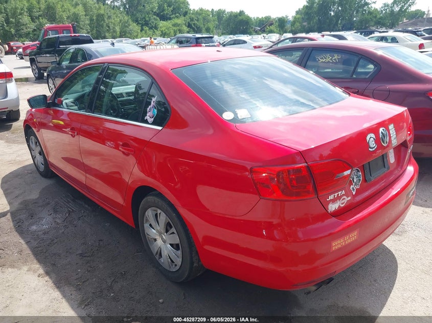 Vin: 3vwbp7aj3dm385980, lot: 45785045, volkswagen jetta 2.5l se 20133