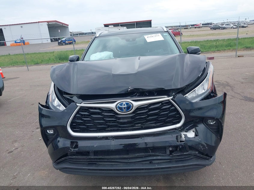 VIN 5TDHBRCH3LS507981 2020 TOYOTA HIGHLANDER HYBRID XLE