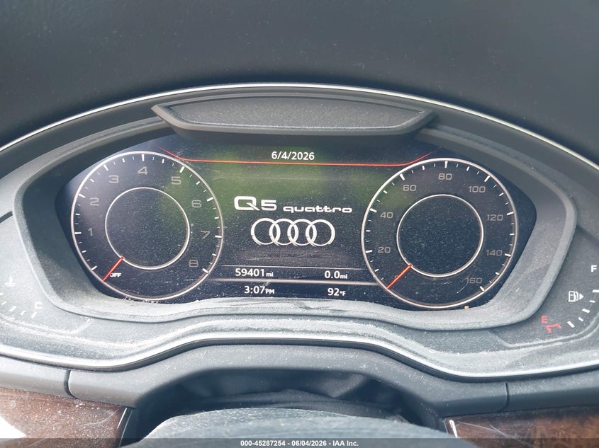 2018 Audi Q5 2.0T Premium/2.0T Tech Premium VIN: WA1BNAFY8J2020834 Lot: 45287254