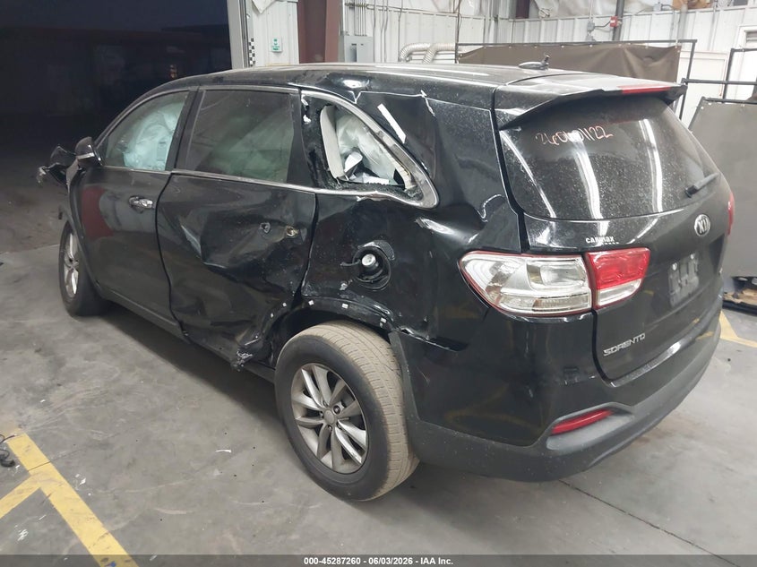 Vin: 5xypg4a32hg221213, lot: 45785096, kia sorento 2.4l l 20173