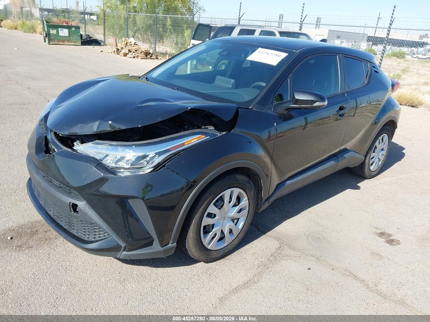Vin: jtnkhmbx5m1115899, lot: 45785116, toyota c-hr le 20212