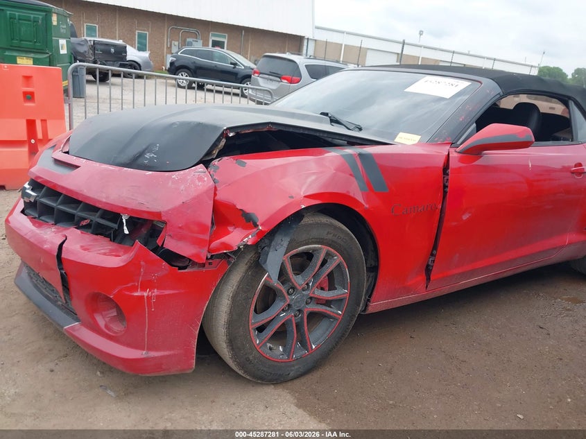 2011 Chevrolet Camaro 2Lt VIN: 2G1FC3DD1B9211287 Lot: 45287281