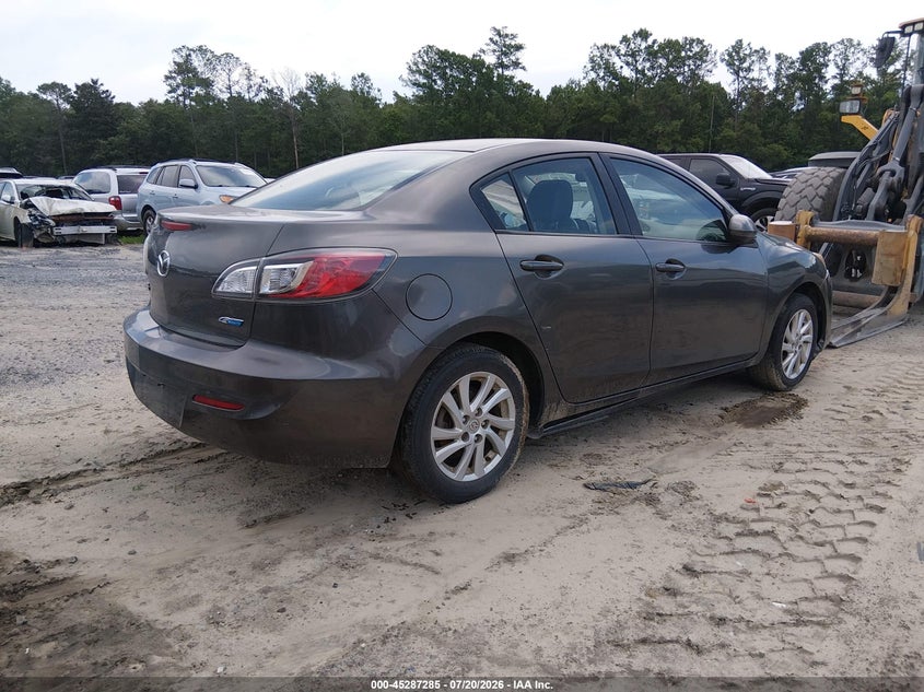 Vin: jm1bl1w88c1537698, lot: 45785121, mazda mazda3 i grand touring 20124