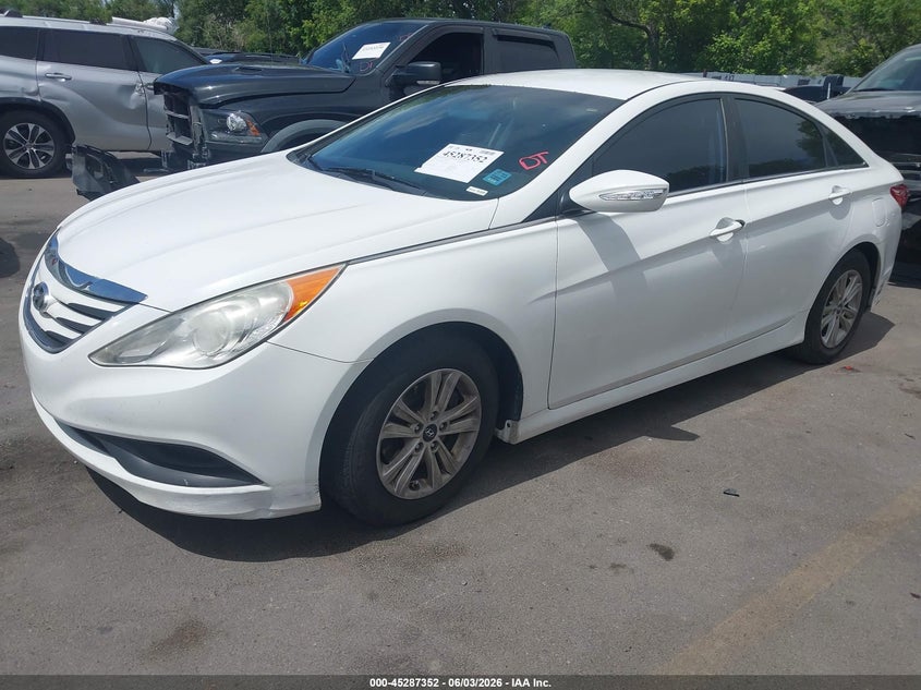 Vin: 5npeb4acxeh885902, lot: 45785188, hyundai sonata gls 20142