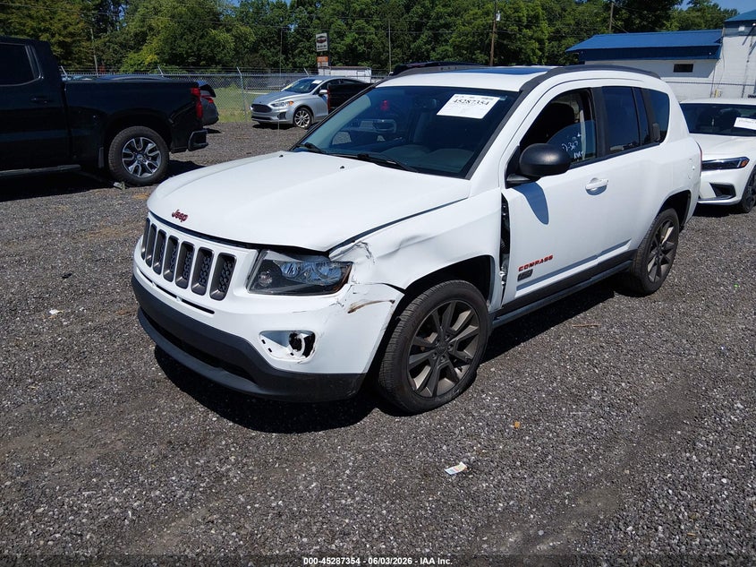 Vin: 1c4njcbb4gd815453, lot: 45785190, jeep compass 75th anniversary 20162