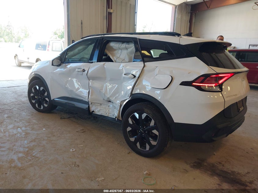 Vin: 5xyk6caf1pg011878, lot: 45785193, kia sportage x-line 20233
