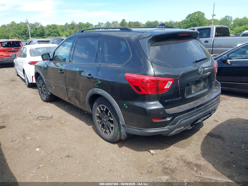 Vin: 5n1dr2cm2lc586989, lot: 45785200, nissan pathfinder sl 4wd 20203