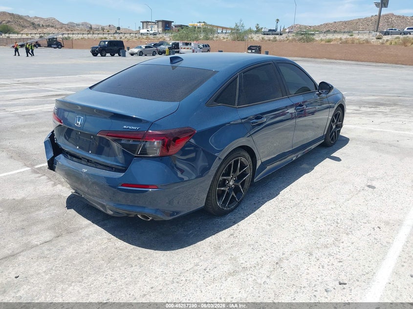 Vin: 2hgfe2f51sh516684, lot: 45785226, honda civic sport 20254