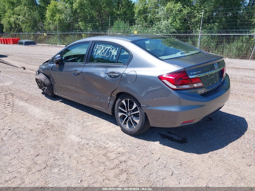 Vin: 19xfb2f90de092181, lot: 45785230, honda civic ex-l 20133