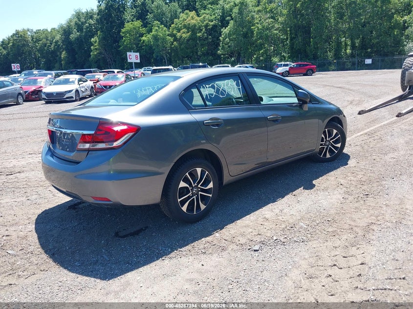 Vin: 19xfb2f90de092181, lot: 45785230, honda civic ex-l 20134